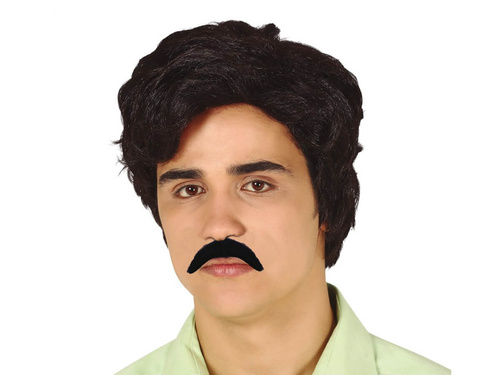 Czarna peruka Dilera narkotyków - 1 szt.