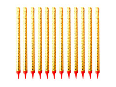 Fontanna tortowa złota - 25 cm - 12 szt.