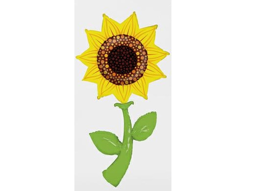 Balon foliowy Żółty Słonecznik - 169 cm - 1 szt.