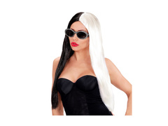 Czarno-biała peruka Demonia