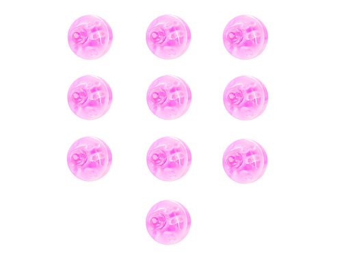 Diody LED do balonów różowe - 10 szt.