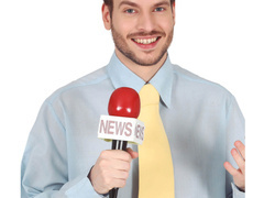 Mikrofon reportera - 1 szt.