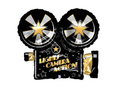 Balon foliowy Kamera - 62x54 cm - 1 szt.