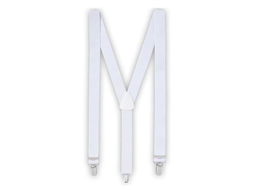 Białe szelki - 1 szt.