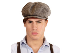 Brązowy beret angielski - 1 szt.