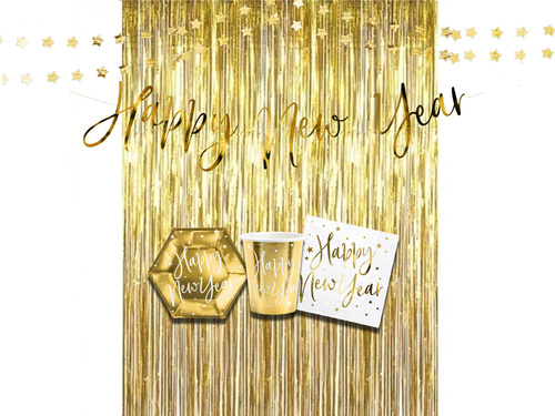 Zestaw Dekoracji na Sylwestra - 35szt.