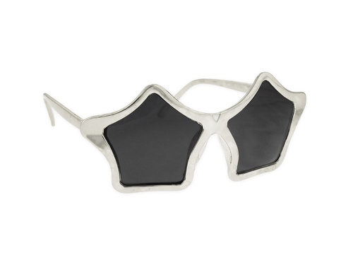 Okulary Gwiazdki srebrne - 1 szt.