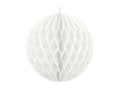 Dekoracja wisząca kula biała - 40 cm - 1 szt.