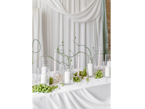 Szklana tuba na Świece - 13x17cm - 1 szt.