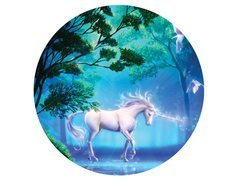 Dekoracyjny opłatek tortowy Jednorożec - 20 cm