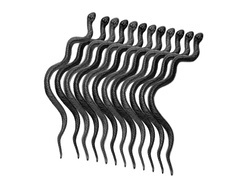 Węże plastikowe na Halloween - 12 szt.