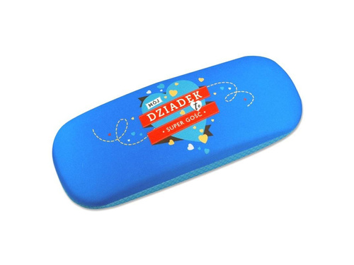 Etui na okulary z napisem Mój Dziadek to super gość