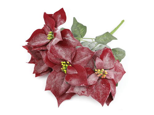 Dekoracja Gwiazda Betlejemska czerwona - 53 cm - 1 szt.