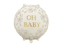 Balon foliowy Oh baby - 35x35 cm - 1 szt.
