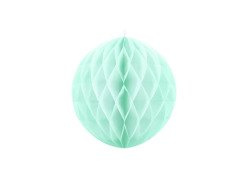 Dekoracja wisząca kula jasna mięta - 20 cm - 1 szt.