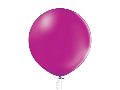 Balon lateksowy pastelowy winogronowo - fioletowy - olbrzym 60 cm - 1 szt.