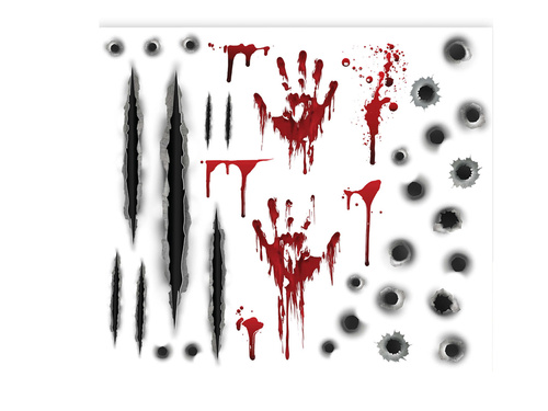 Naklejka na auto Halloween - 1 szt.