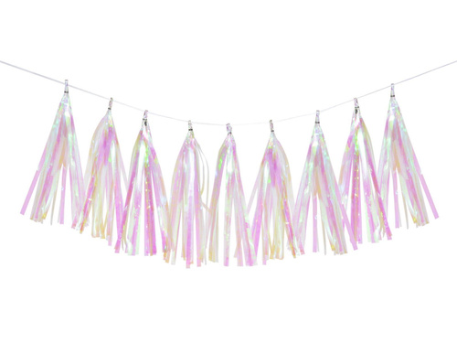 Girlanda z opalizującymi frędzlami - 200 cm - 1 szt.
