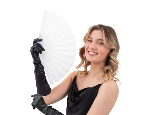 Wachlarz biały - 40 x 23 x 2 cm - 1 szt.