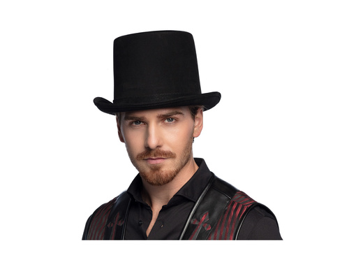 Kapelusz cylinder Steamtopper Deluxe czarny