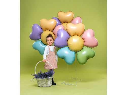 Balon foliowy Kolorowa Stokrotka - 75 x 71 cm - 1 szt.