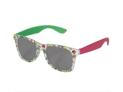 Okulary hawajskie Tropikalne kwiaty - 1 szt.