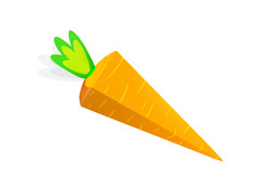 Pudełeczka na prezenty Marchewki - 6 szt.