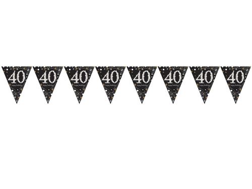 Baner flagi na czterdziestkę - 400 cm - 1 szt.