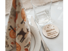 Personalizowane podziękowanie z imieniem na roczek