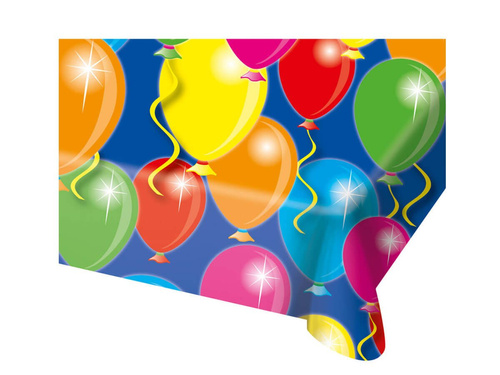 Obrus urodzinowy Baloniki - 180 x 130 cm - 1 szt.