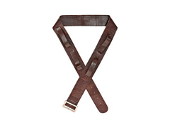 Brązowy pas z 4 kaburami na miecze i broń - skóropodobny