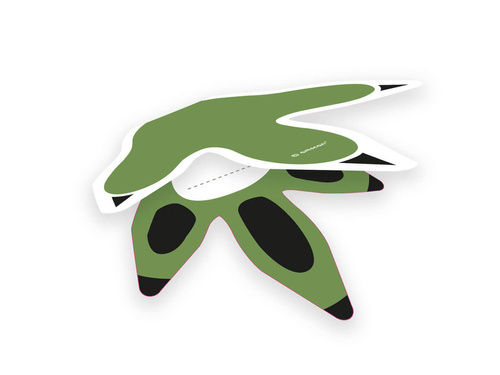 Wizytówki na stół Dinozaury - 8,5 x 9,8 cm - 8 szt.