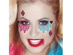 Samoprzylepne klejnociki na twarz Dangerous girl - 1 op.