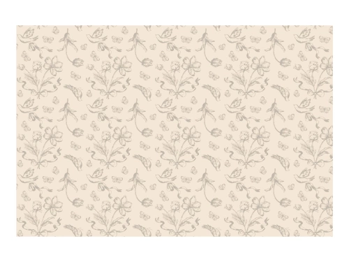 Obrus foliowy w kwiaty - 180x120 cm - 1 szt.