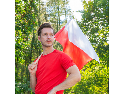 Polska flaga narodowa - 60 x 90 cm - 1 szt.