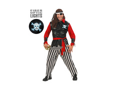 Strój Pirat z podświetlaną czaszką