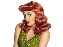 Peruka Pin-Up ruda - 1 szt.