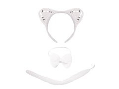 Zestaw kotek biały - 1 kpl.