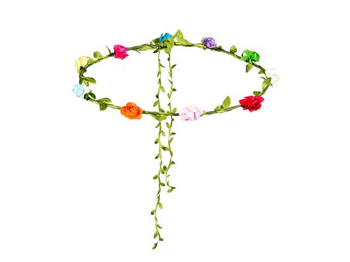 Opaska na głowę z kwiatkami - 1 szt.