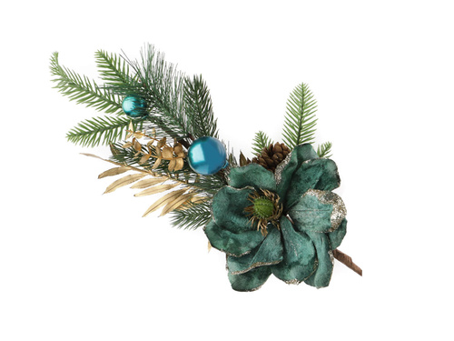 Dekoracja gałązka świąteczna - 45 cm - 1 szt.