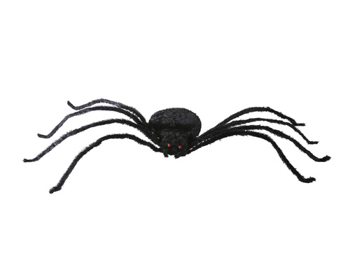 Dekoracja Pająk na Halloween - 220 cm - 1 szt.