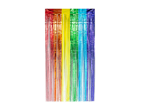 Kurtyna - zasłona na drzwi tęczowa - 100 cm x 200 cm