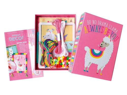 Zestaw artystyczny Lama i pompony