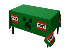 Obrus urodzinowy Piksele - 108 x 180 m - 1 szt.