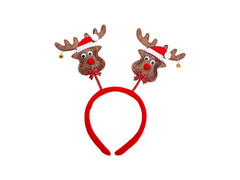 Opaska na głowę renifery z dzwonkami