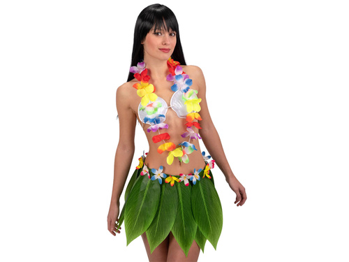 Naszyjnik hawajski - kolorowy - 1 szt.