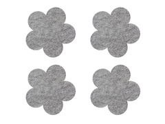 Podstawka pod kubek - Kwiatek - 10 cm - 4 szt.