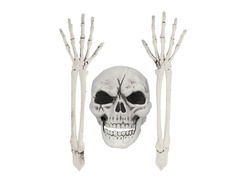 Zestaw dekoracji Zakopany Szkielet na Halloween