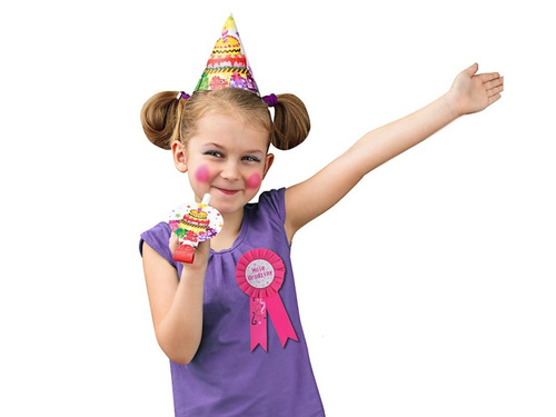 Kotylion Moje Urodziny różowy - 1 szt.