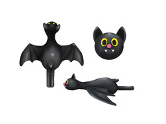 Zabawka Nietoperz na Halloween - 1 szt.